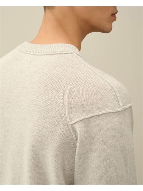 lambswool grs crew neck C.P. COMPANY | CMKN047A-110149A103